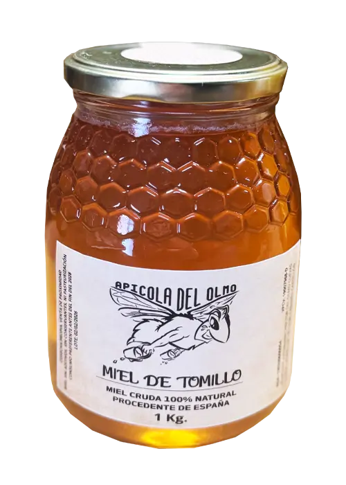 Bote de miel de tomillo de 1kg