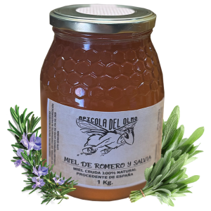Miel de Romero y Salvia bote de 1kg