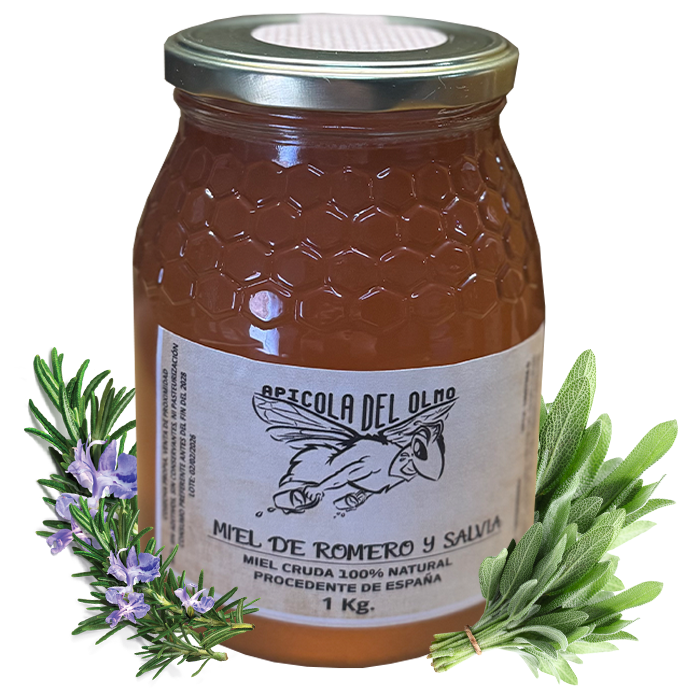 Miel de Romero y Salvia bote de 1kg